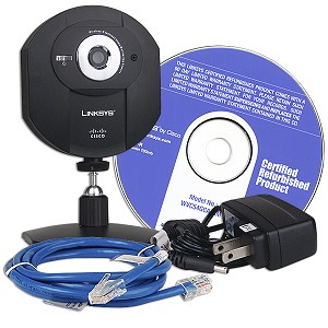 Linksys Wireless Internet Audio/Video Camera-Built-in Web Server